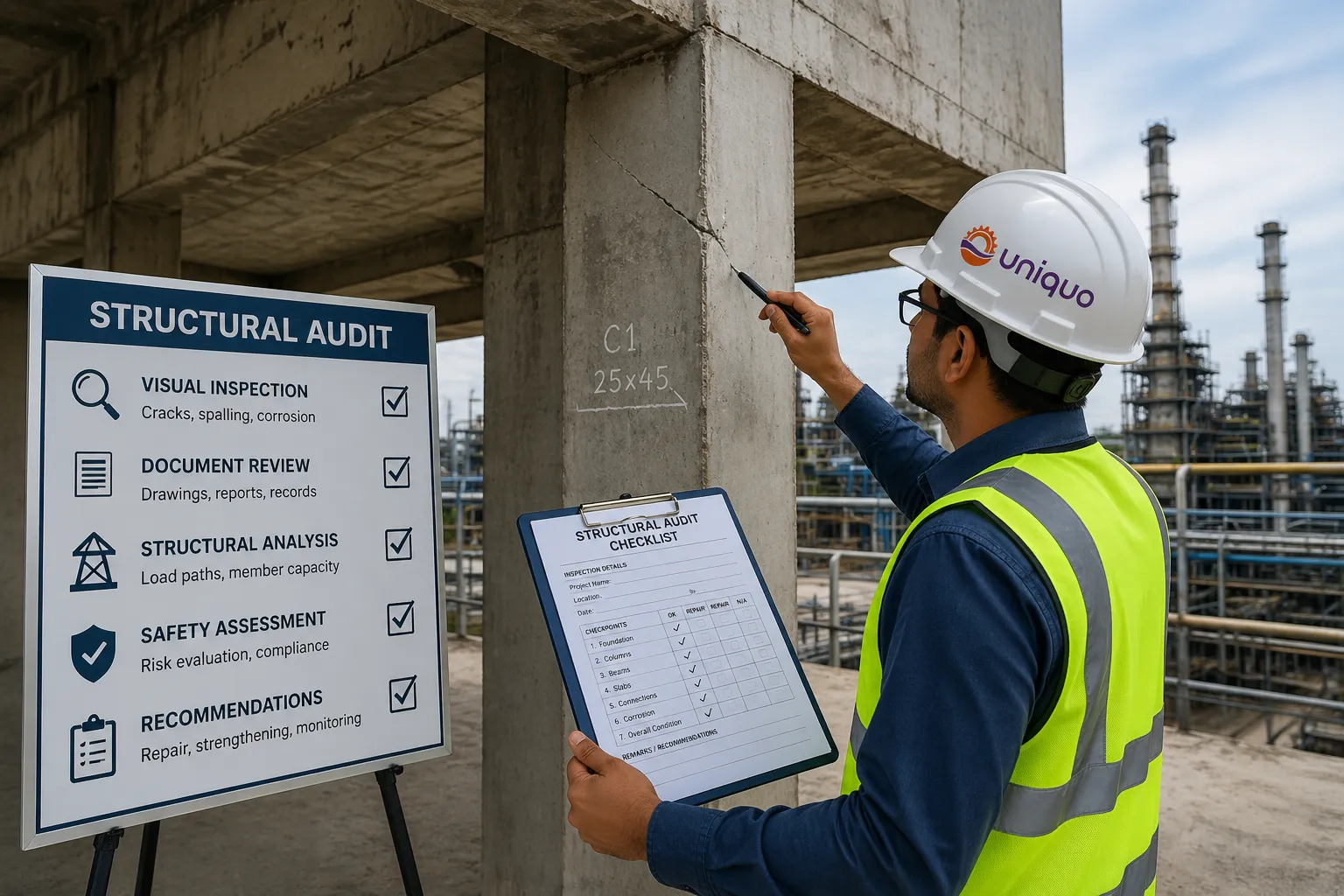 Structural audit support by UNIQUO